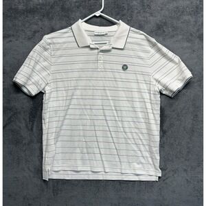 Wimbledon The Champions Polo Shirt Men's XXL Embroidered Striped Cotton Knit 2XL